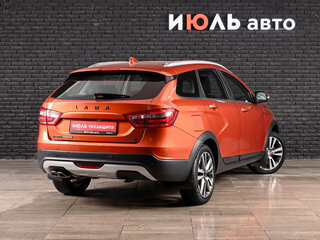 2019 Lada (ВАЗ) Vesta SW Cross I, оранжевый, 1100000 рублей, вид 4
