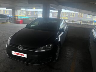 2013 Volkswagen Golf VII, чёрный, 1322000 рублей, вид 2