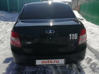 2012 Lada (ВАЗ) Granta I, чёрный, 300000 рублей, вид 2