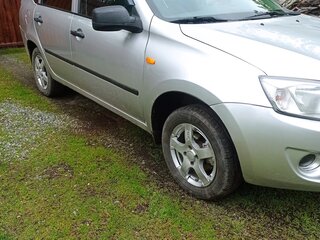 2012 Lada (ВАЗ) Granta I, серебристый, 275000 рублей, вид 4