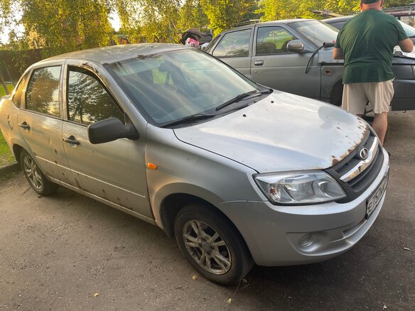2012 Lada (ВАЗ) Granta I, серый, 270000 рублей