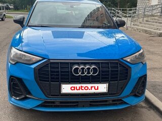 2019 Audi Q3 35 TFSI II (F3), голубой, 2900000 рублей, вид 2