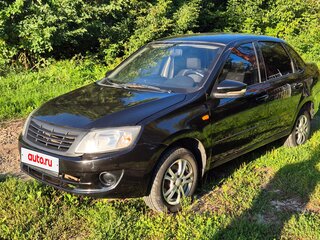 2013 Lada (ВАЗ) Granta I, чёрный, 180000 рублей, вид 1