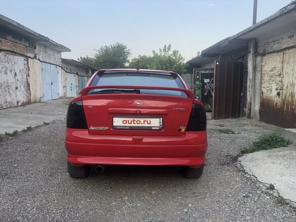 2002 Opel Astra G, красный, 425000 рублей - вид 5