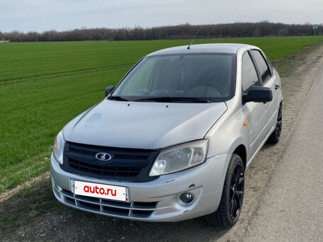 2013 Lada (ВАЗ) Granta I, серебристый, вид 1