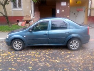 2010 Renault Logan I Рестайлинг, синий, 650000 рублей, вид 3