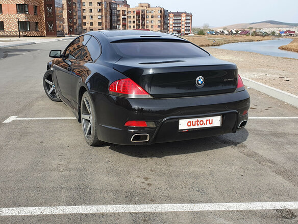 2005 BMW 6 серии 650i II (E63/E64), чёрный