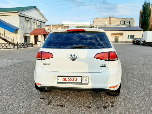 2013 Volkswagen Golf VII, белый - вид 4