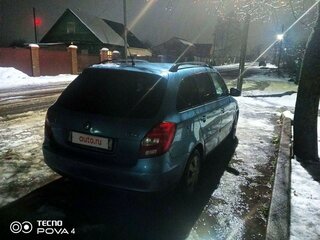 2008 Skoda Fabia II, голубой, 570000 рублей, вид 2