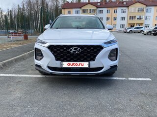 2019 Hyundai Santa Fe IV, белый, 3100000 рублей, вид 2
