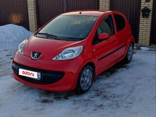 2007 Peugeot 107 I, красный, 430000 рублей, вид 1