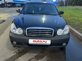 2006 Hyundai Sonata ТагАЗ IV (EF) Рестайлинг, чёрный, 215000 рублей, вид 4