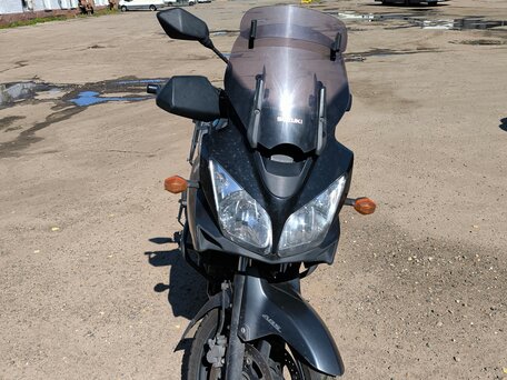 2008 Suzuki V-Strom DL 650, чёрный, 550000 рублей, вид 1