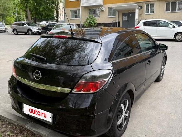 2008 Opel Astra GTC H Рестайлинг, чёрный, 610000 рублей - вид 8