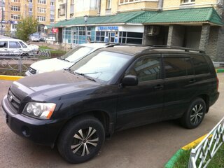 2002 Toyota Highlander I (XU20), чёрный, 1200000 рублей, вид 1