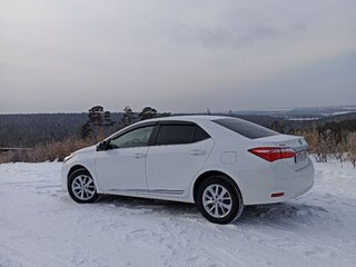 2013 Toyota Corolla XI (E160, E170, E180), белый, 1050000 рублей, вид 2