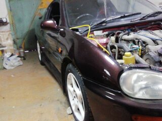 1991 Mazda Eunos Presso, пурпурный, 250000 рублей, вид 2