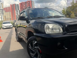 2004 Hyundai Santa Fe I, чёрный, 500000 рублей, вид 2