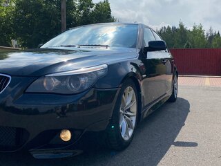 2008 BMW 5 серии 530d V (E60/E61) Рестайлинг, чёрный, 1000000 рублей, вид 2