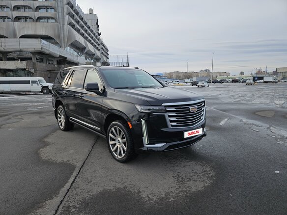 2021 Cadillac Escalade V, чёрный - вид 3