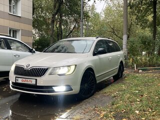 2014 Skoda Superb DSG II Рестайлинг, белый, 1450000 рублей, вид 1
