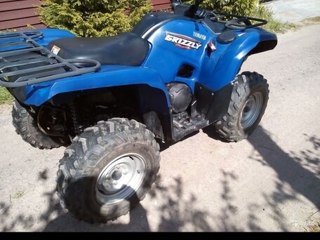 2008 Yamaha Grizzly 700, синий, 700000 рублей, вид 4