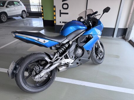 2010 Kawasaki ER-6F (Ninja 650R), синий, 420000 рублей, вид 1