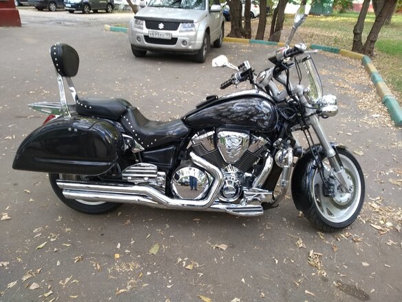 2002 Honda VTX 1800, чёрный