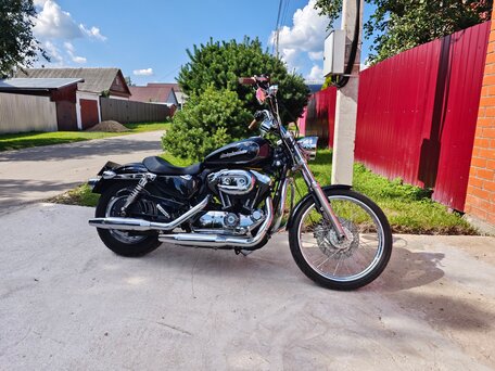 2010 Harley-Davidson Sportster 1200, чёрный, 750000 рублей, вид 4