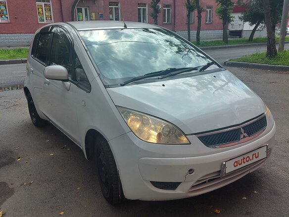 2008 Mitsubishi Colt VI (Z20/Z30), белый, 360000 рублей