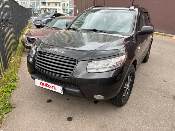 2006 Hyundai Santa Fe II, чёрный, 780000 рублей - вид 2