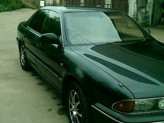 1991 Mitsubishi Diamante I, чёрный, 550000 рублей - вид 2