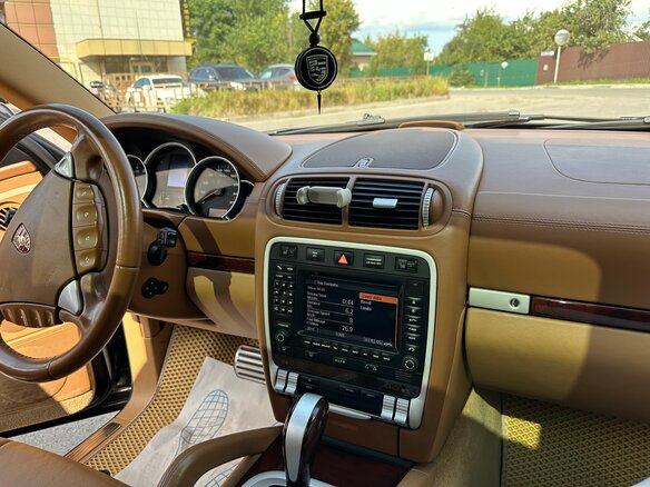 2007 Porsche Cayenne S I Рестайлинг (957), чёрный, 2000000 рублей - вид 13
