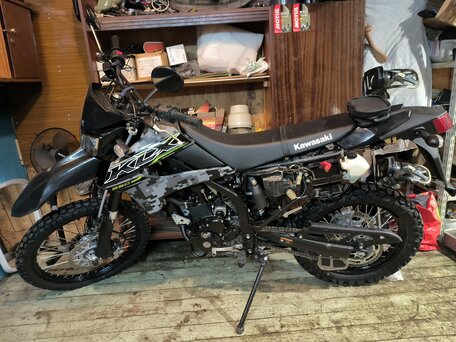 2019 Kawasaki KLX 250, чёрный, 600000 рублей, вид 2