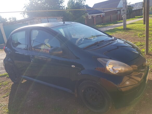 2008 Toyota Aygo I, чёрный, 450000 рублей - вид 8
