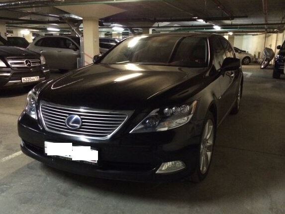 2008 Lexus LS 600h L IV Рестайлинг, чёрный