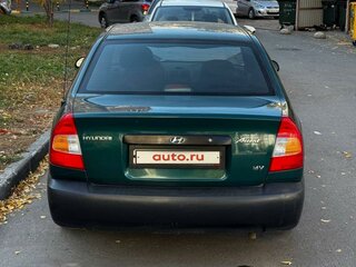 2002 Hyundai Accent II, зелёный, 160000 рублей, вид 4