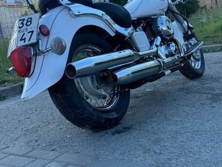 2008 Yamaha XVS650 Drag Star, белый, 550000 рублей, вид 5