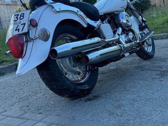 2008 Yamaha XVS650 Drag Star, белый, 550000 рублей - вид 4