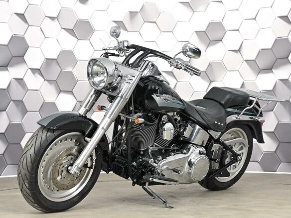 2008 Harley-Davidson Fat Boy, чёрный, 949000 рублей - вид 1