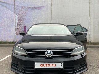 2014 Volkswagen Jetta VI Рестайлинг, чёрный, 832068 рублей, вид 1