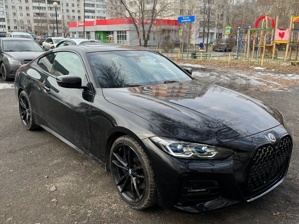 2020 BMW 4 серии 430i G22, G23, G26, чёрный, 5500000 рублей - вид 1