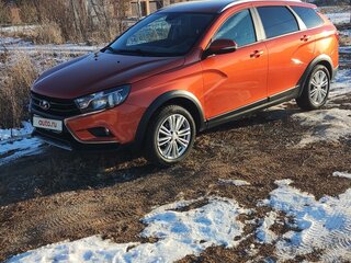 2019 Lada (ВАЗ) Vesta SW Cross I, оранжевый, 1200000 рублей, вид 2