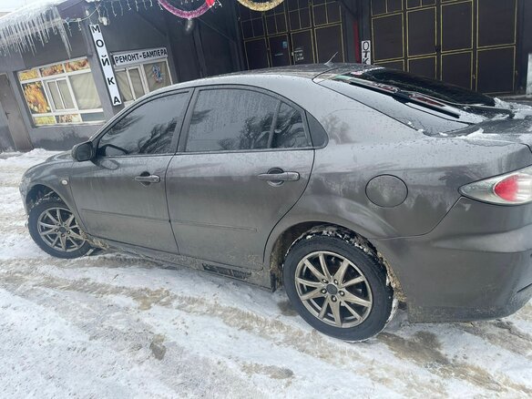 2007 Mazda 6 I (GG) Рестайлинг, серый, 580000 рублей - вид 2