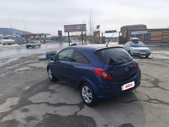 2007 Opel Corsa D, синий, 295000 рублей - вид 4