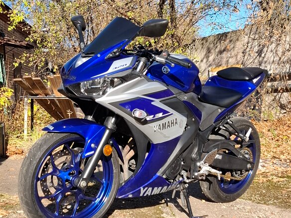 2015 Yamaha YZF-R3, синий, 290000 рублей - вид 13