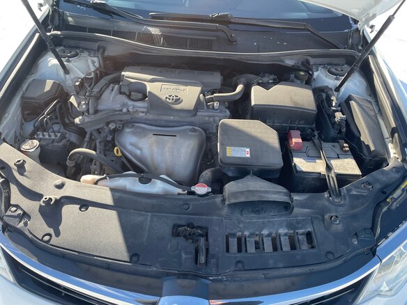 2015 Toyota Camry VII (XV50) Рестайлинг, белый - вид 9