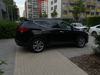 2014 Hyundai Santa Fe III, чёрный, 1670000 рублей, вид 4