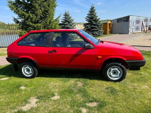 1998 Lada (ВАЗ) 2108, красный - вид 3