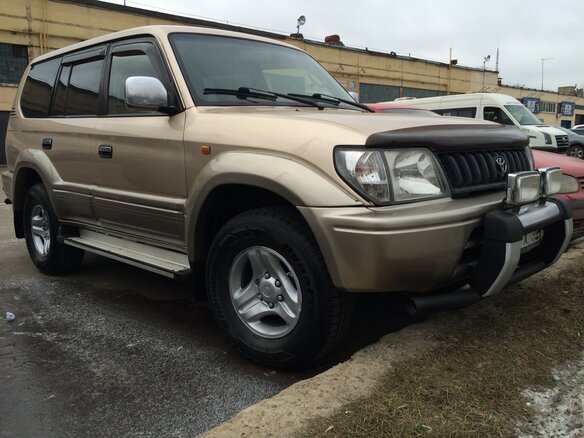 1999 Toyota Land Cruiser Prado 90 Series, бежевый - вид 8